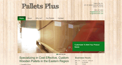 Desktop Screenshot of palletsplusinc.com